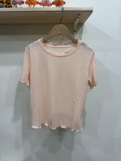 彈性小滾邊上衣3