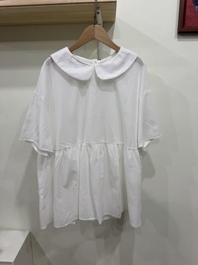 翻領素色短袖衫3