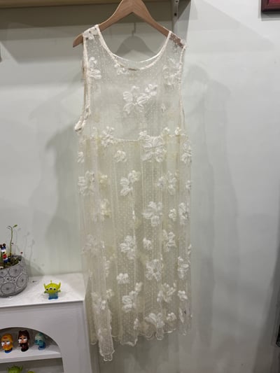 花花紗紗長背心3