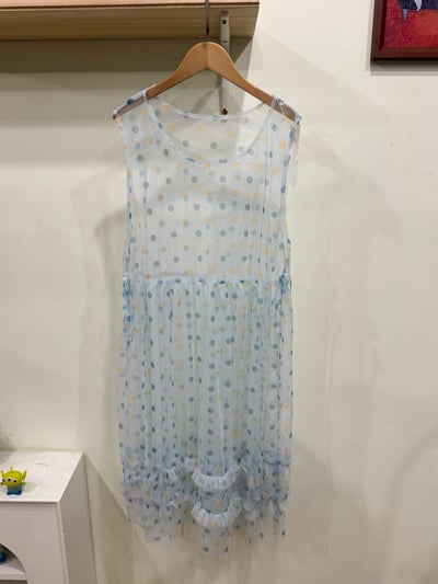 花邊彩色圓點背心3