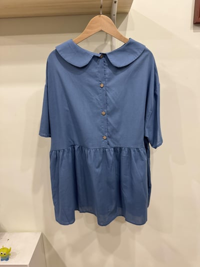 翻領素色短袖衫4