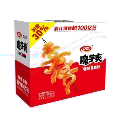 衛龍魔芋爽速食毛肚解饞零食整盒裝2
