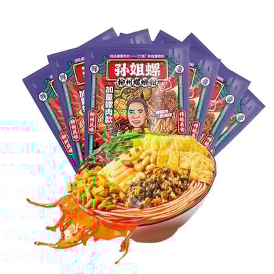 【台灣本島現貨，10月中旬最新製造日期】好歡螺螺螄粉李子柒螺螄粉臭寶螺螄粉孫姐螺螄粉12