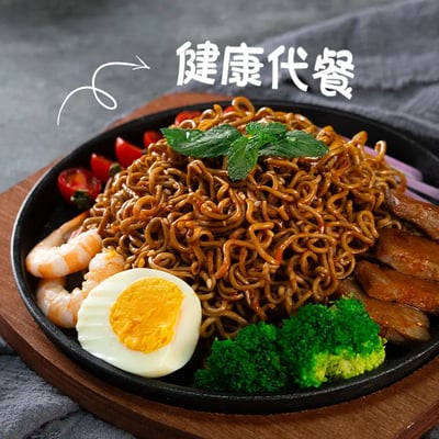 輕師傅蕎麥魔芋面0脂泡麵速食夜宵1