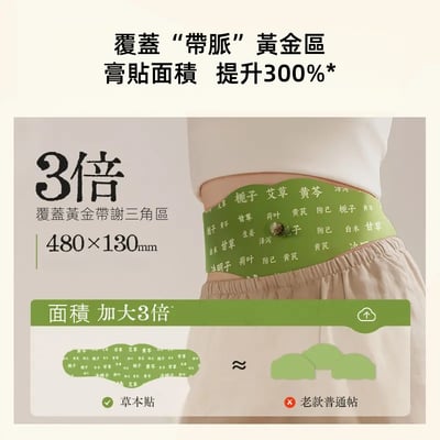 艾草山野艾草貼/炫腹貼/祛濕貼/減肥貼男女通用2