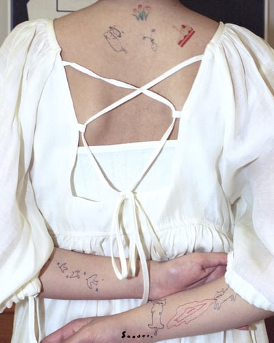 [現貨] 酷酷的紋身貼紙1