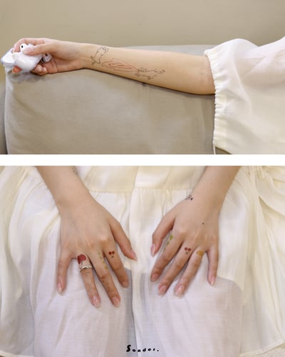 [現貨] 酷酷的紋身貼紙5