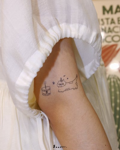 [現貨] 酷酷的紋身貼紙3