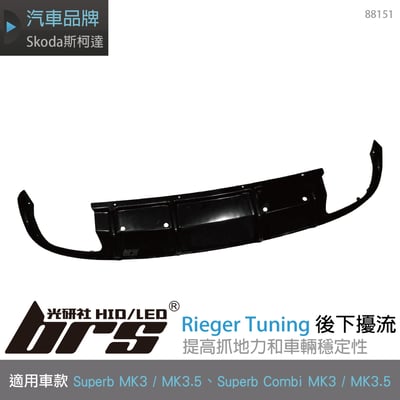 88151 Rieger Tuning Superb 後下擾流1