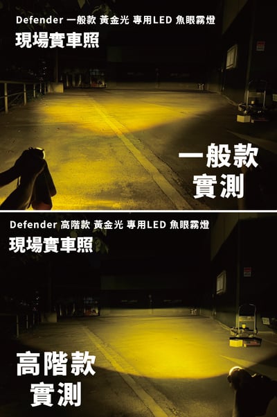 FL-LR-001 DEFENDER 高階款黃金光LED魚眼霧燈4