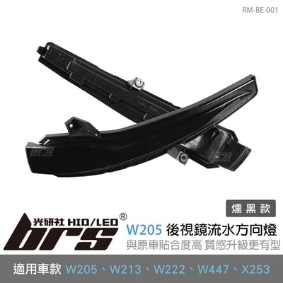 RM-BE-001 W205 後視鏡流水方向燈1