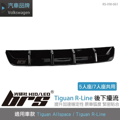 RS-VW-061 Tiguan R-Line 後下擾流1