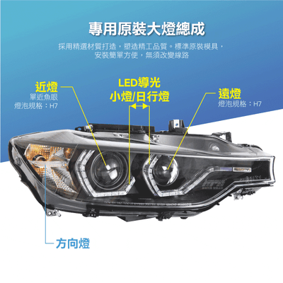HE-BM-031 F30 雙U大燈總成2