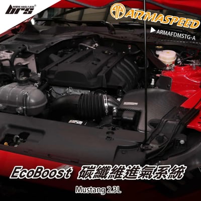 免運 免工資 ARMAFDMSTG-A Mustang 2.3T 碳纖維進氣系統1