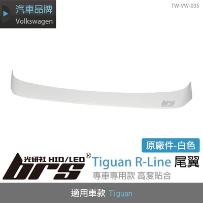 TW-VW-035 TIGUAN R-LINE 尾翼 (白色)1