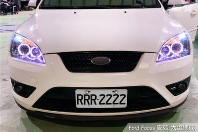 HE-FO-025 Focus 大燈總成-銀底款2