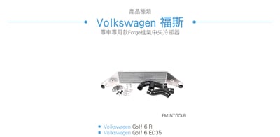 FMINTGOLR Forge Golf 6 R 進氣中央冷卻器3