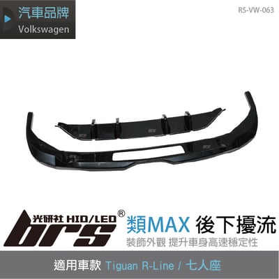 RS-VW-063 Tiguan R-Line 類MAX後下擾流-V11