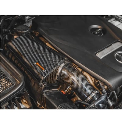 免運 免工資 ARMABZC250-A W205 C250 碳纖維進氣系統4