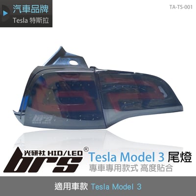 TA-TS-001 Tesla Model 3 尾燈1