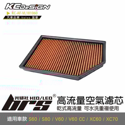 KC-AF-VL181060 高流量空氣濾芯1