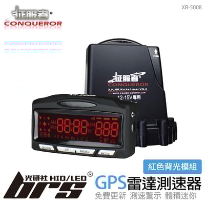 XR-5008 紅色背光模組雷達測速器1