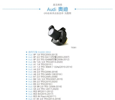 T9381 GFB DV+ VAG 電子強化洩壓閥4