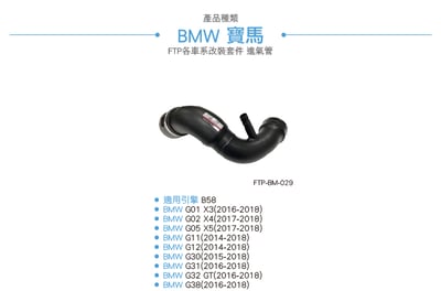 FTP-BM-029 B58 FTP 進氣管3