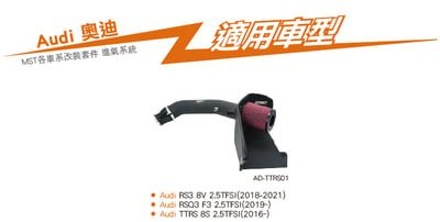 免運 免工資 AD-TTRS01 TT RS MST 進氣系統3