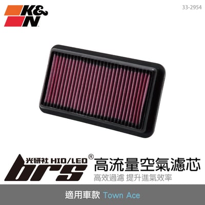 33-2954 K&N高流量空氣濾芯1