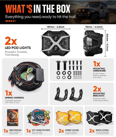 A500-WL12-7D NOVSIGHT X系列 7吋 LED 動態射燈4