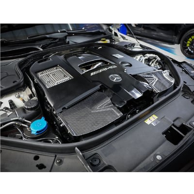免運 免工資 ARMABZS63S-A W222 後期 S63 碳纖維進氣系統4