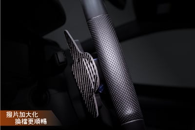 免運 免工資 SC-VW40G03-- R系列 碳纖維方向盤撥片4