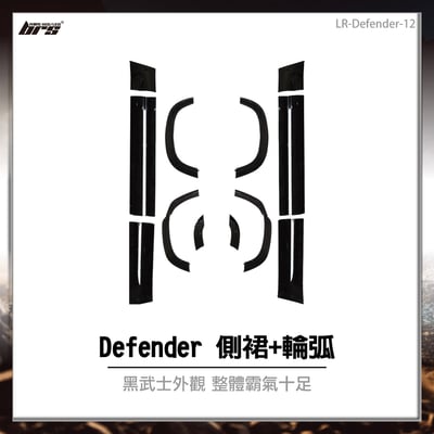 LR-Defender-12 Defender 側裙+輪弧1