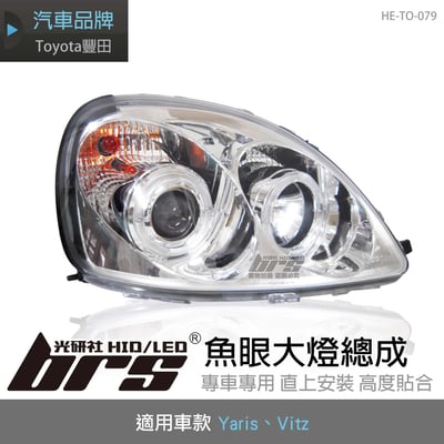HE-TO-079 Yaris Vitz 大燈總成1