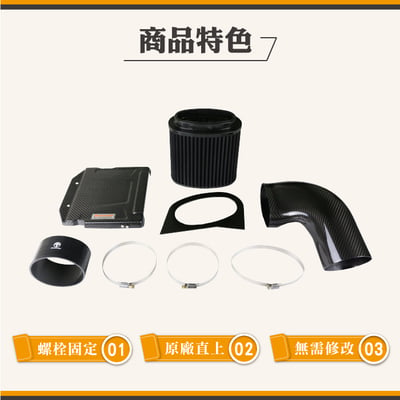 免運 免工資 ARMABZA450S-A W177 A45S 碳纖維進氣系統6