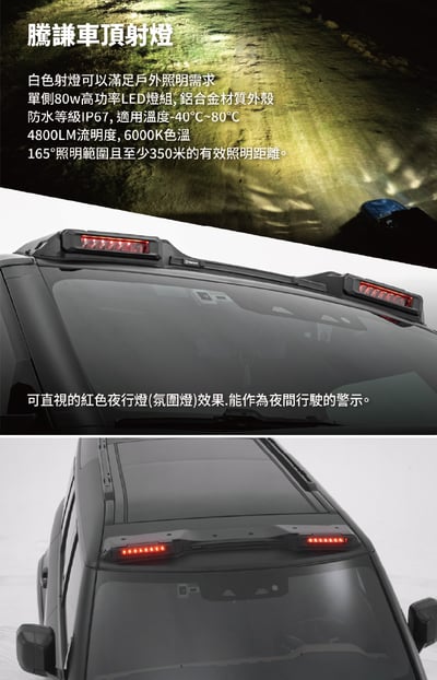 LR-DEFENDER-17 Defender 90 110 130 TURNKEEN 車頂燈套件4