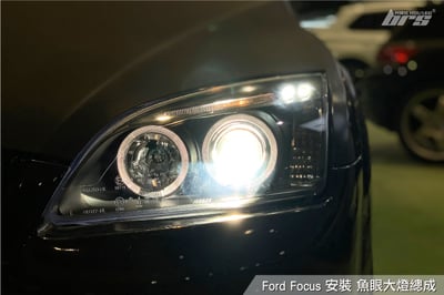 HE-FO-016 Focus 大燈總成-黑底款3