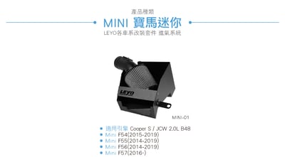 MINI-01 MINI Cooper F56 進氣系統4