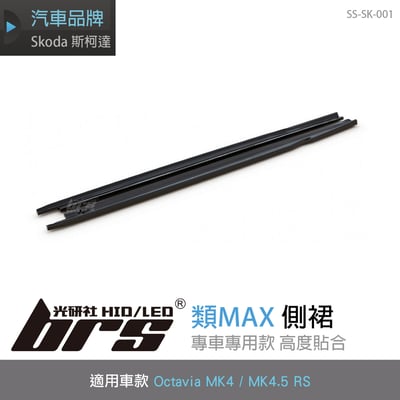 SS-SK-001 Skoda Octavia Mk4 RS類MAX側裙1