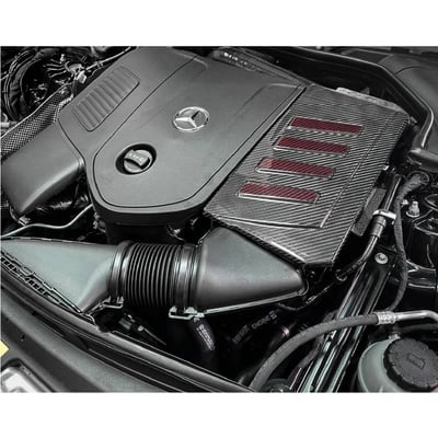 免運 免工資 ARMABZ0630-A W206 碳纖維進氣系統5