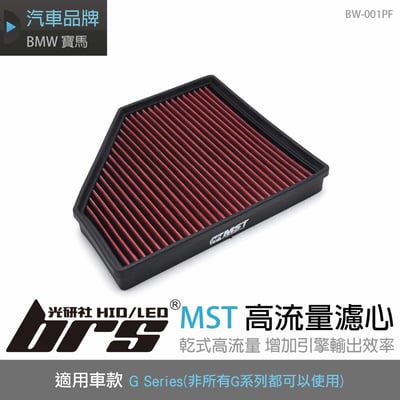 免運 BW-001PF G Series MST 高流量濾心1