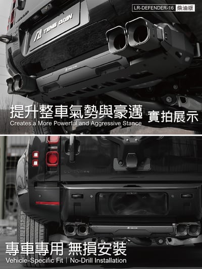 LR-DEFENDER-16 Defender 90 110 130 騰謙方舟尾喉套件2