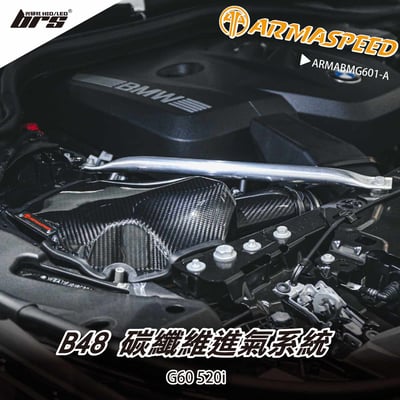 免運 免工資 ARMABMG601-A B48 碳纖維進氣系統1