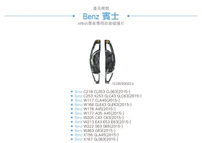 免運 免工資 1CCBZ40G02-L Benz 鍛造撥片-發光版2