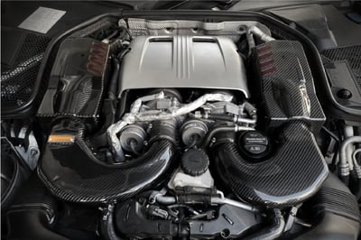 免運 免工資 ARMABZC63S-R W205 C63S 碳纖維進氣系統4