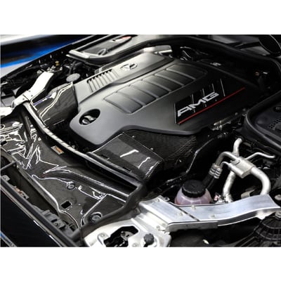 免運 免工資 ARMABZE53S-A AMG E53 碳纖維進氣系統4