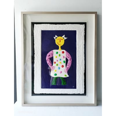 ｜版畫｜雙框 #600+9-2+布架2