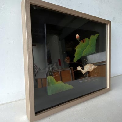 ｜漆藝｜#150+壓克力 立體2