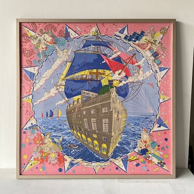 ｜Hermès愛馬仕90方巾｜#4501